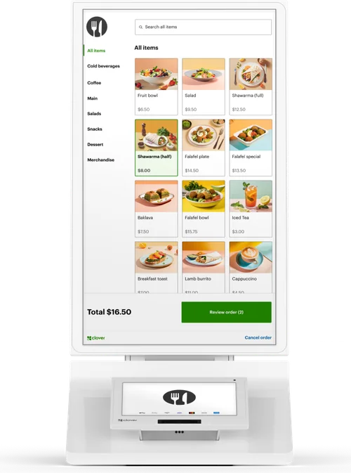 Clover Kiosk self-order station