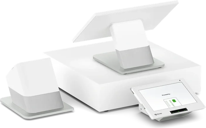 Clover Station Duo with a customer-facing screen and receipt printer