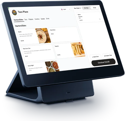 Shift4 Dine self-ordering kiosk